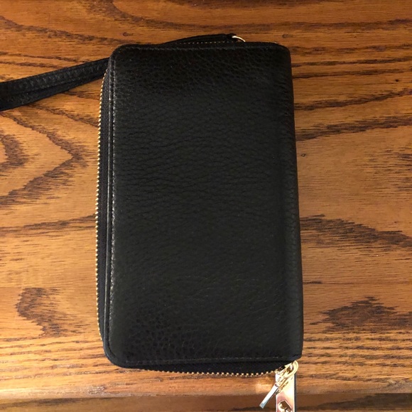 Kate Spade double zip wallet Black - Picture 3 of 4